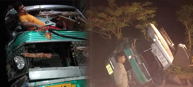 12 members of marriage party killed in bus collision in Odisha