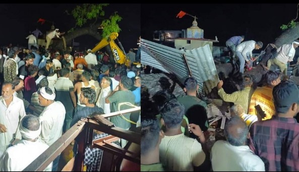 7 killed, 23 injured after tree falls on tin shed in Maharashtra's Akola temple