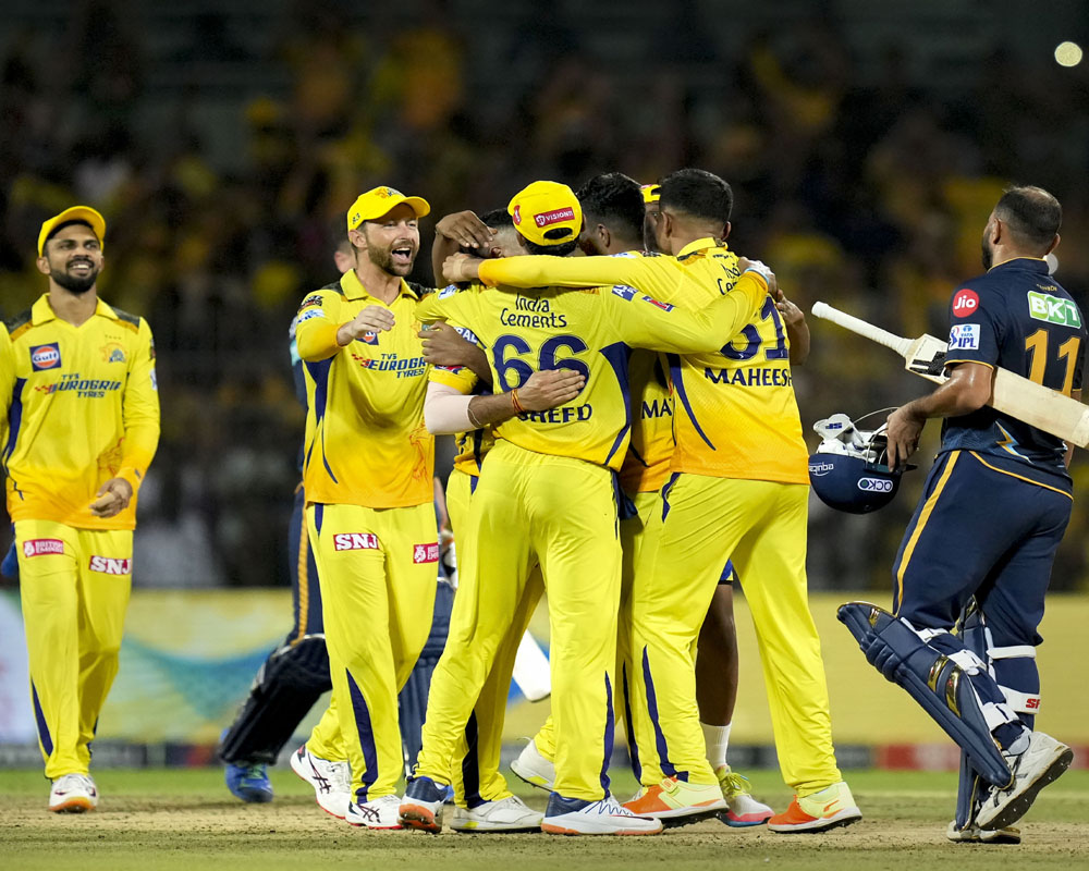 CSK enter 10th IPL final with 15-run win over Gujarat Titans