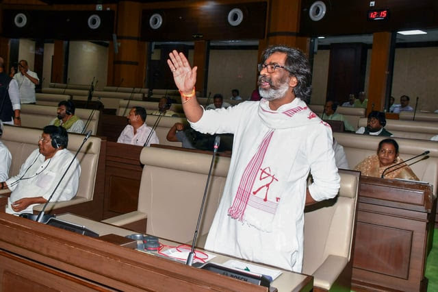 Hemant Soren govt wins trust vote in Jharkhand Assembly as opposition walks out