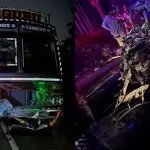 Three of a family die in car-lorry crash in Chitradurga