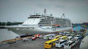 Cruise vessel MS Nautica calls on New Mangalore Port