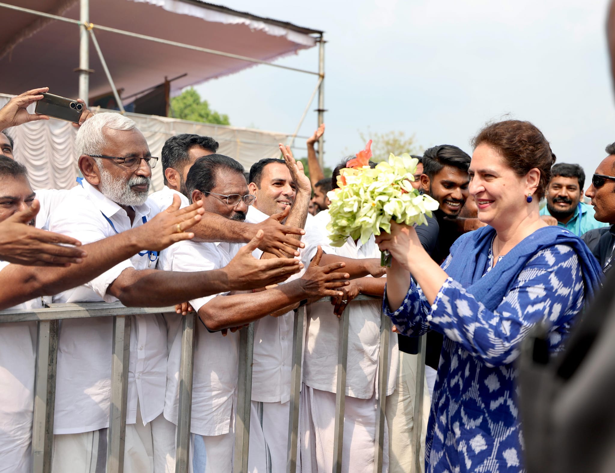 Changing Constitution as if it is a piece of paper: Priyanka takes dig at BJP in Thrissur poll rally