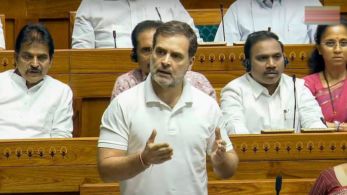 Rahul Gandhi vows to break BJP's 'chakravyuh,' cites atmosphere of fear in country during Lok Sabha speech