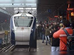 New Vande Bharat train from Mangaluru receives grand welcome at Madgaon station in Goa